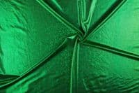 Luxury Elastic Snakeskin Foil Dance Fabric Material - EMERALD
